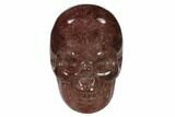 1.5" Polished Strawberry Quartz Crystal Skulls - Photo 2